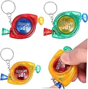Hohopeti 3 Pcs Mini Handheld Reaction with Single Double Modes Volume Control Keychains for Engaging Memory Game Playthings for Family Fun and Interaction