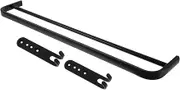Double Rod Towel Rack Self Adhesive Wall Hanging Towel Holder for Bathroom Storage Organizer with Hooks for Daily Use and Supplies
