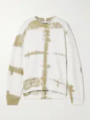 [Proenza Schouler White Label] Proenza Schouler White Label - Blake Tie-dyed Cotton-jersey Sweatshirt - x small x small White