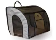 K&H Pet Products Travel Safety Carrier for Pets Dog Crate For Car / Green Medium