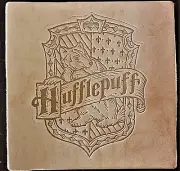 ACRYLIC Leather Embossing Stamp HUFFLEPUFF HOUSE CREST for Veg Tanned Leather