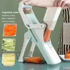 Vegetable Cutter 5 In1 Mandoline Slicer Manual Food Chopper Fruit Meat Kitchen