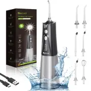 Water Flosser Teeth Pick: 5 Modes Cordless Water Dental Floss 300ML Portable ...