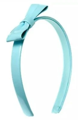 NWT Gymboree Blue CHEERY ALL THE WAY FAUX LEATHER HEADBAND Vintage