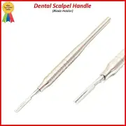 Dental Surgical Scalpel Handle Round Straight blade holder Stainless Steel