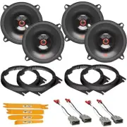 4X JBL Club522F 5.25" Front/Rear Door Speakers for 2006-2014 Honda Ridgeline
