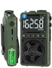 Bluetooth AM FM Shortwave Radio with NOAA Weather Alert1250mAh Rechargeable P...