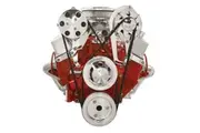 Billet Specialties Small Block Chev V8 Top Mount Air Conditioner Bracket BS10221