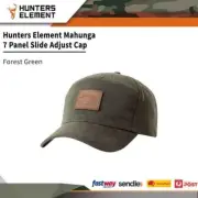 Hunters Element Mahunga 7 Panel Slide Adjust Cap Forest Green #9420030010984