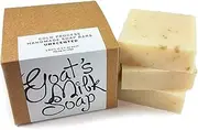 Handmade Fresh Goat's Milk Bar Soap (Unscented, 3 bars (Economy Pack))