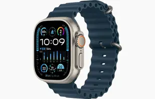 【Apple官方直送】【10個工作天出貨】 Apple Watch Ultra 2 GPS+行動網路 (49mm) 鈦金屬錶框+海洋錶帶