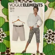 Vogue 9616 VTG Sewing Pattern Vogue Elements Shorts & Pants Sz: All inc. Uncut
