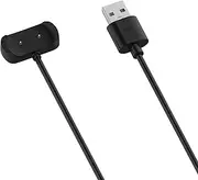 Replacement Watch Charger Intended for Amazfit Bip 3/Bip U Charger Cable, 3.3ft USB Cable Portable Cord Charging Cable Intended for Amazfit Bip 3 Charger (Black*1)