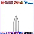 LF# Handheld Milk Frother with Stainless Steel Whisk Electric Milk Foamer (Silve