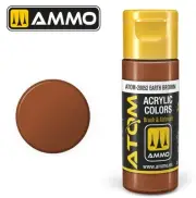 Atom: Earth Brown Acrylic Paint 20ml Bottle