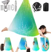 2-Layer Safe Therapy Swing for Kids Adults Pod Swing Special Needs Indoor Outdoo