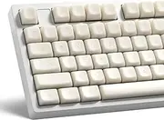 GMKWTL XVX Translucent White Jade Keycaps, Double Shot PBT Keyboard caps 132 Keys MDA Profile Keycap Set Compatible with 60%/65%/75%/TKL/96%/100% US Layout Cherry MX Switches Mechanical Keyboard