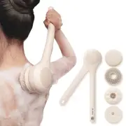 ,XIYU. Electric Body Brush Back Scrubber for Shower, Waterproof Long Dual Han...