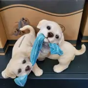 Money Box Statue Ornament Figurine Home Decor - Labrador Pups