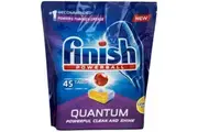 Finish Powerball Quantum Dishwasher Tablets Lemon Pack of 45's