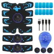 EMS Abdominal Legs Muscle Toning Trainer ABS Stimulator Toner Fitness w Gal Pads
