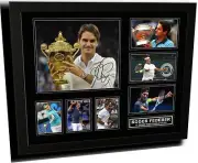 ROGER FEDERER SIGNED LIMITED EDITION FRAMED MEMORABILIA