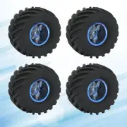 4Pcs 1/10 Scale Monster Truck Tires RC Car Tire And Wheels For 1/10 Remote WP