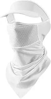 [ａ aternee] Sun Protection Face Covering Fishing Hat Neck Gaiter Face Scarf Ice Silk Sun Protection Mask for Climbing Gardening Unisex