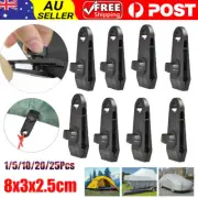Tarp Clips Hangers Awning Clamps Camping Tent Canvas Heavy Duty Thumb Screw NUL