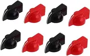 CVUTOVO 8pcs Electric Guitar Tone Replacement Knobs Dome Knobs for Volume Control Home Performances Compatible with Various Audio Devices Easy Installation and Accurate Control