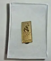 Vintage 1996 Atlanta Gold Olympic Pin Torch Logo G023