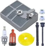XXUMKL Fit For S-t-i-h-l 030 031 031AV 032 032AV Chainsaw 1113 120 1603 Air Filter Choke Control Bar Nuts Spark Plug Air Filter Tune-up Kit
