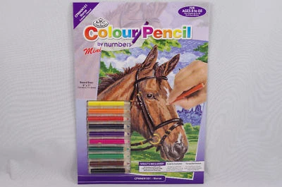 Kids Mini Artist Royal & Langnickel Colour Pencil-By-Number Kits - Select