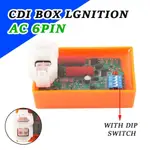 6針 直流 點火 點火系統  AC CDI 帶DIP開關 可調整限制器 適用於 GY6 50 80 110 125 15