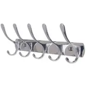 SKOLOO Coat Rack Wall Mount - Modern, Metal Wall Coat Rack with 5 Hooks, Sturdy