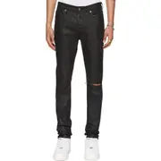 Ksubi Van Winkle Caged Waxed Slim Fit Jeans