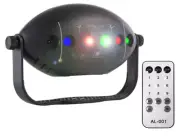 Stage DJ Laser Projector Disco Red Green Blue Strobe Lights USB Remote Control