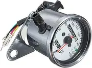 E Support Led Universal Motorcycle Dual Odometer Speedometer Speed Gauge Backlight