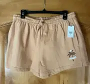 NWT Volcom Shorts Just Chill Shorts With Pockets Women’s Size XLarge Peach