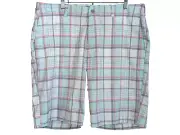 Jack Nicklaus Performance Golf Shorts Mens 38 Plaid Wicking UPF Comfort NWT