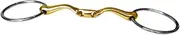 Perfk Horse Bit Horse Snaffle Bit Horse Riding Snaffle Practical Sturdy Rustproof Multipurpose for Training Equipment Horse Bridle