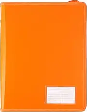 Bantex, Zipper Binder A4, 2D Ring, 25mm, Orange