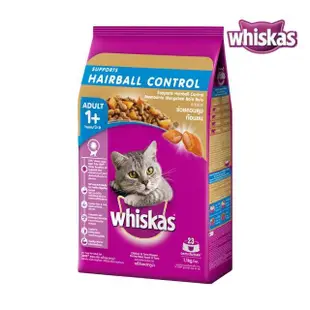 【Whiskas 偉嘉】貓乾糧 1.1-1.2kg*3包組(貓糧、貓飼料)