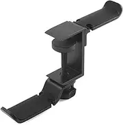 Headset Stand Headset Holder Desktop Clip-on Headphone Rack Universal Dual Headphone Stand Metal Hanger Portable and Rotatable Earphone Rack Desktop Headset Holder (Color : B)