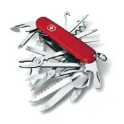 Swiss Champ Red - EDC Companion Swiss Army Knife - 31 Functions - SAK
