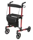 Graham-Field LX5000LXA Lumex Allura LX Tall Rollator Walker with Seat & Large 8"
