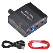 Microphone Amplifier Mic Audio Amp High Gain 1000 Times Amplification Accessory