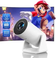 1080P Mini projector with WiFi and Bluetooth, Outdoor Portable Movie Projector