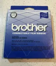 Brother 1030 Correctable Film Ribbon, Black Brother AX Series 5/16" x 525'