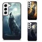 moon sky wolf forest For Samsung S21 S22 S23 S24 Ultra FE Anti scratch Cover